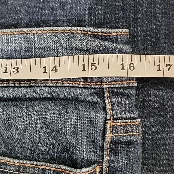 Tommy Hilfiger Freedom bootcut blue denim jeans Size 6S - Picture 11 of 13